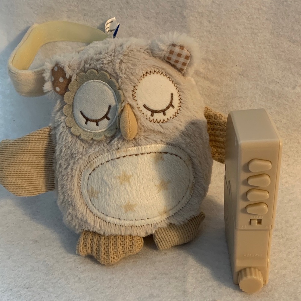 Cloud B Plush Owl Nighty Night Sound Soothing Machine For Baby Nursery Room